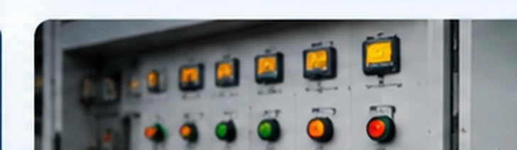 Painel elétrico de automação e controle
