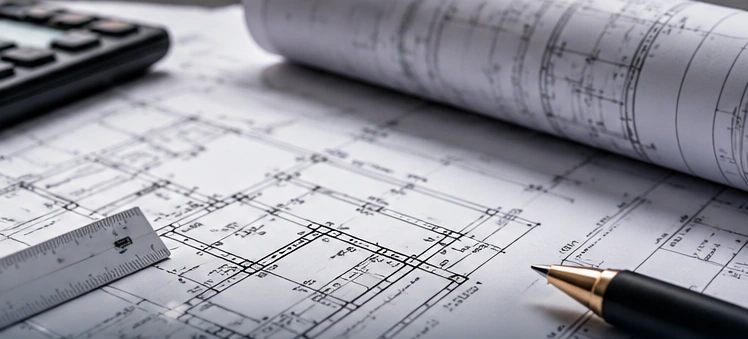 Desenho técnico de projeto elétrico